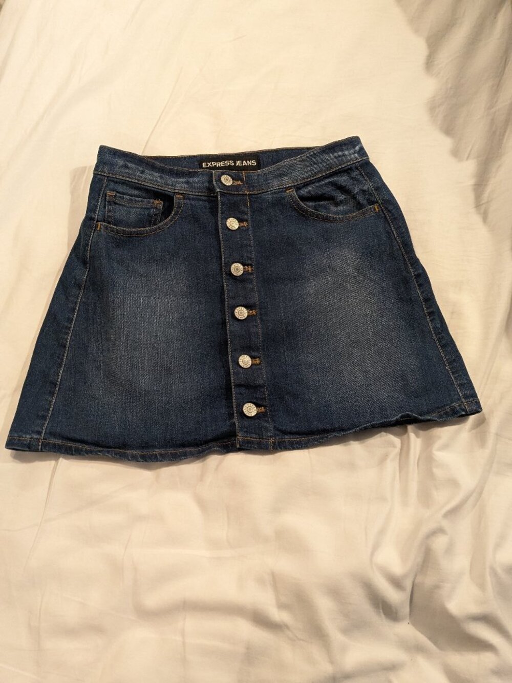 Denim Skirt Express Jeans Womens Size 2